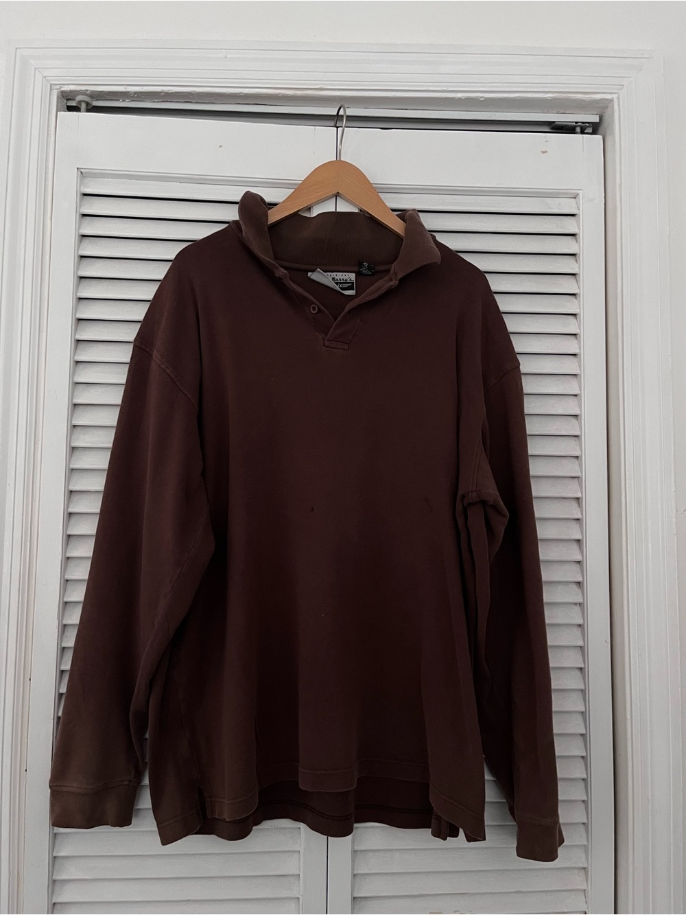 Steve & Barry's Men's Dark Brown Crewneck Pullover Sweater
